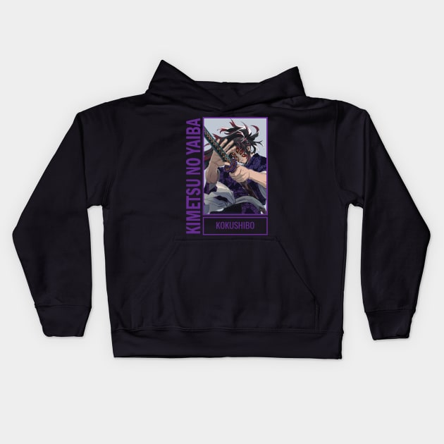 Kokushibo - Demon Slayer Kids Hoodie by Buggy D Clown